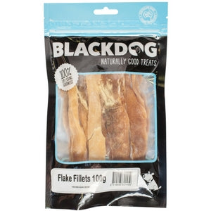 BLACKDOG Dog Treats Flake Fillets 100g