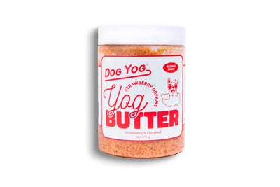 Dog Yog - Dog Treats Strawberry & Flaxseed Peanut Butter 275g