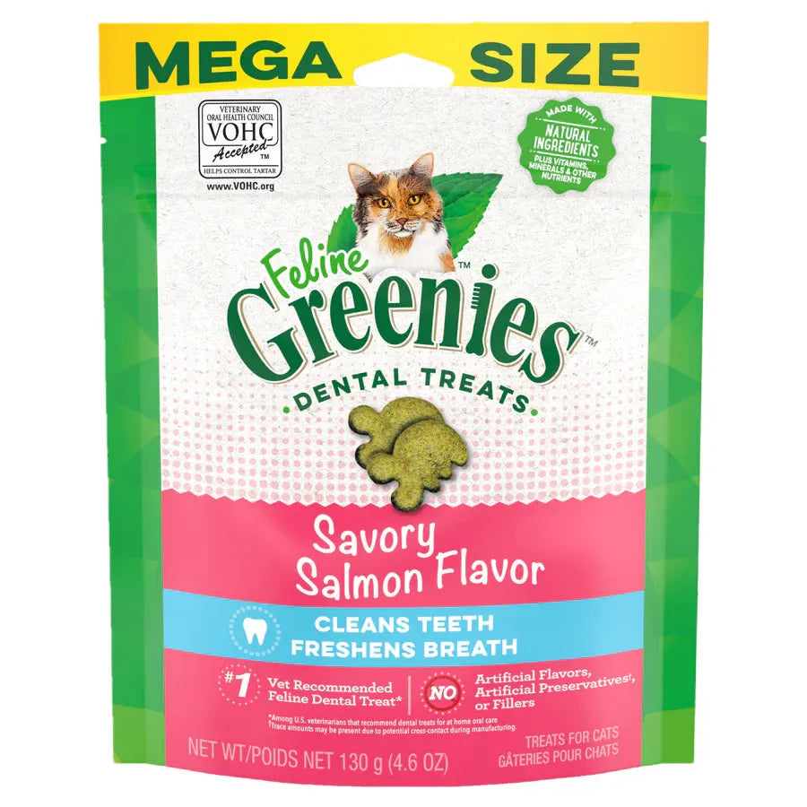 GREENIES Feline Dental Cat Treats Savoury Salmon