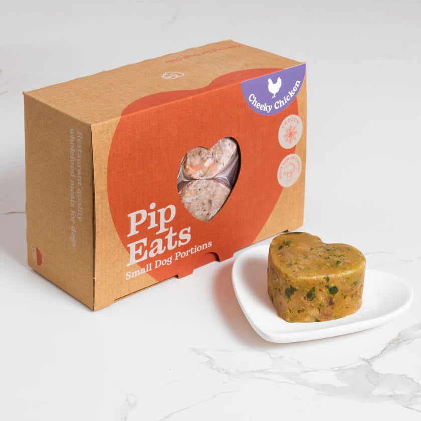 Pip Eats Frozen Raw Dog Food Cheeky Chicken 90g x 12