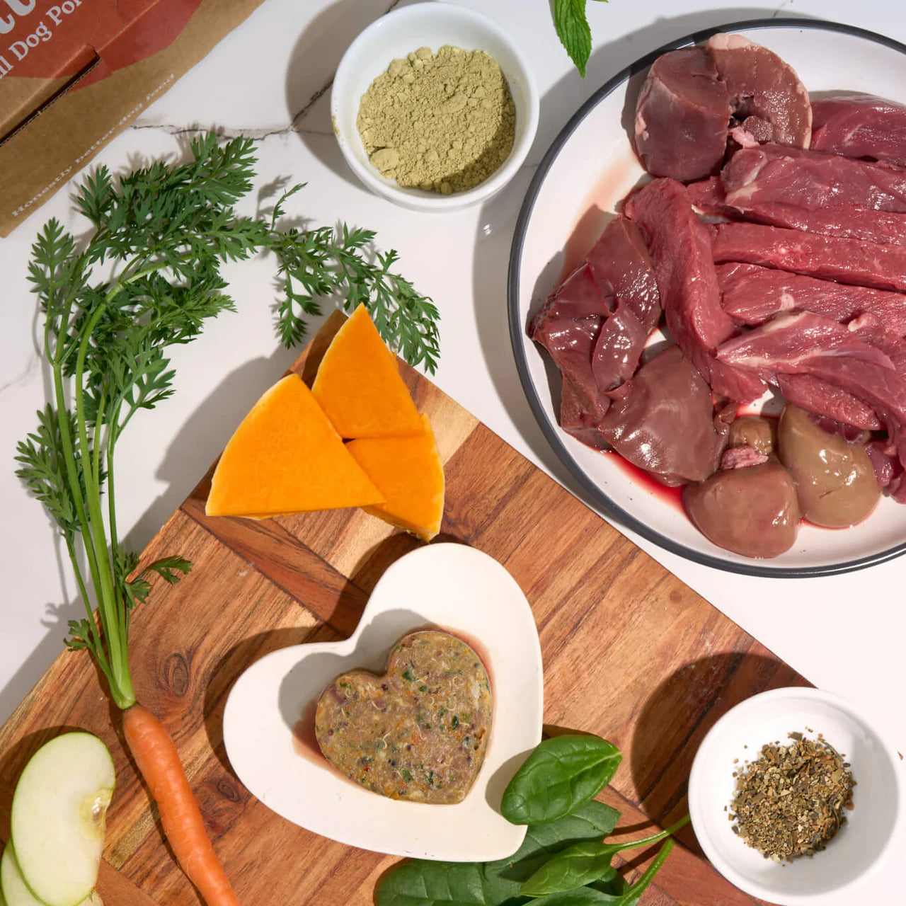 Pip Eats Frozen Raw Dog Food Luscious Lamb 90g x 12