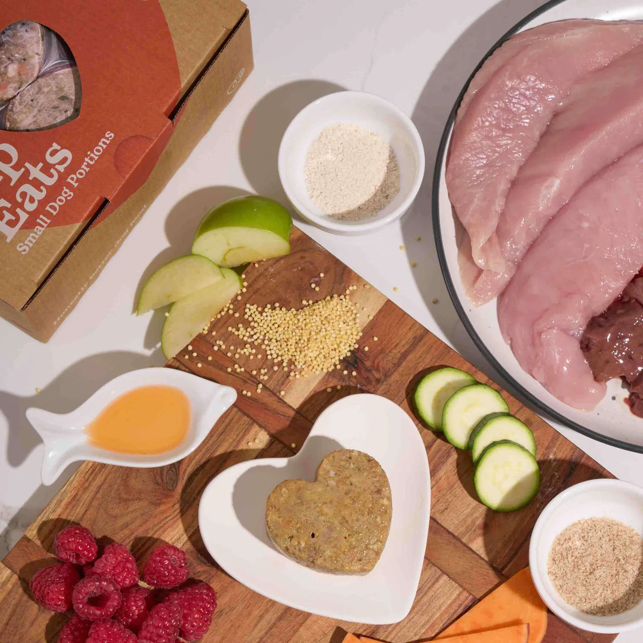 Pip Eats Frozen Raw Dog Food Tasty Turkey 90g x 12