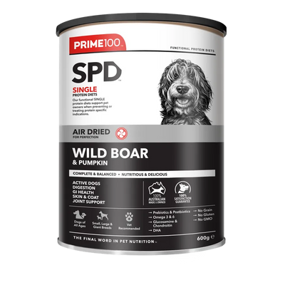 Prime100 Dog Dry Food - SPD™ Air Dried Wild Boar & Pumpkin