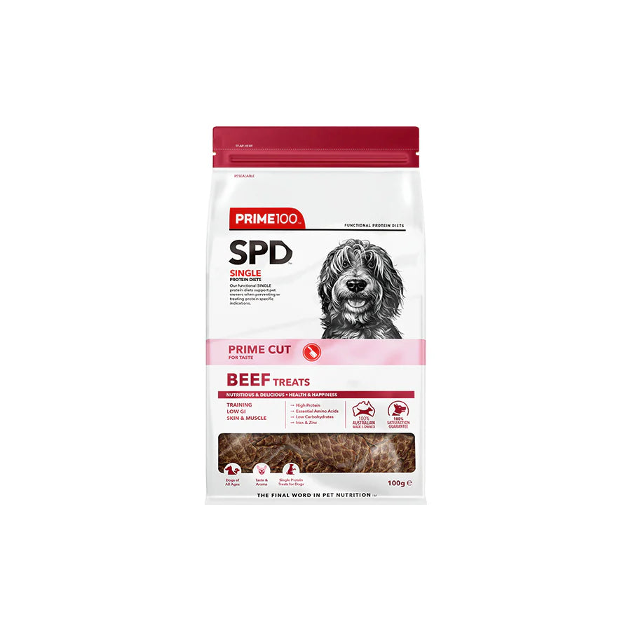 Prim100 - SPD™ Prime Cut Beef Dog Treats 100g