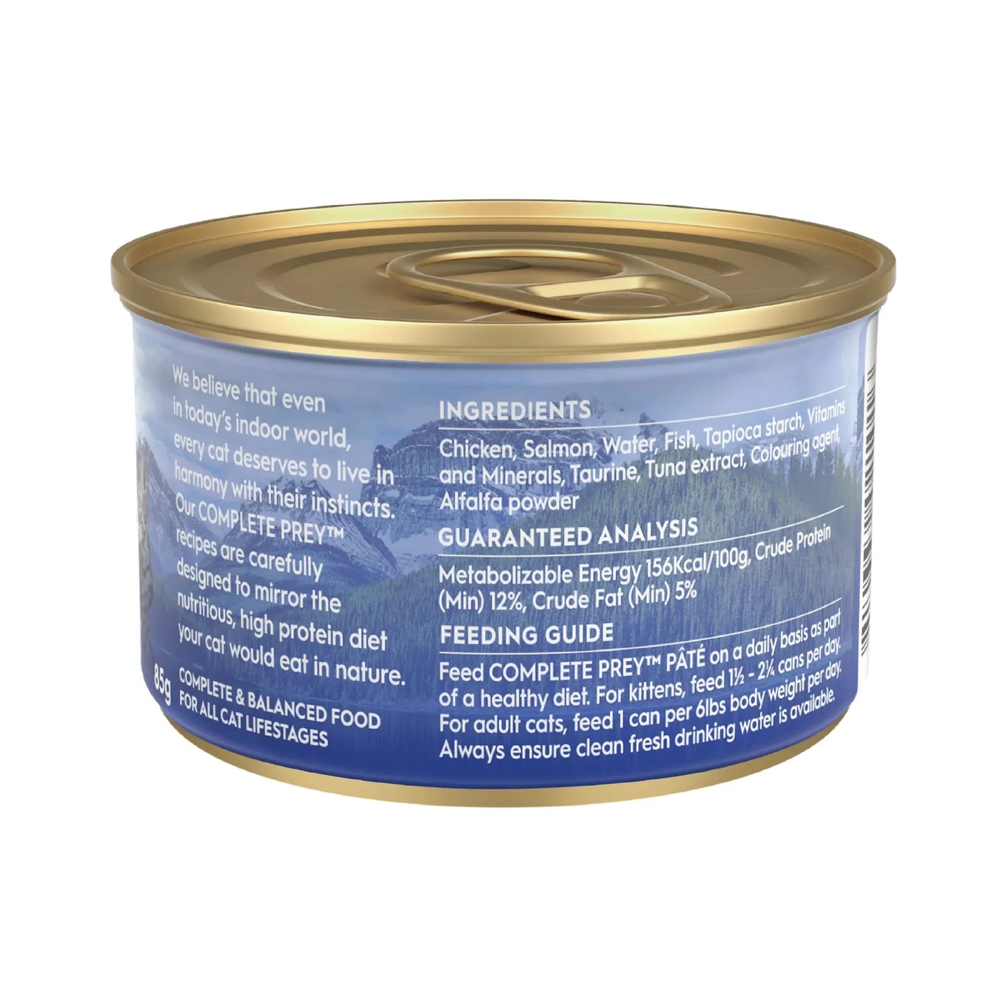 TRILOGY™ Adult Cat Wet Food - COMPLETE PREY™ PÂTÉ WILD ALASKAN SALMON