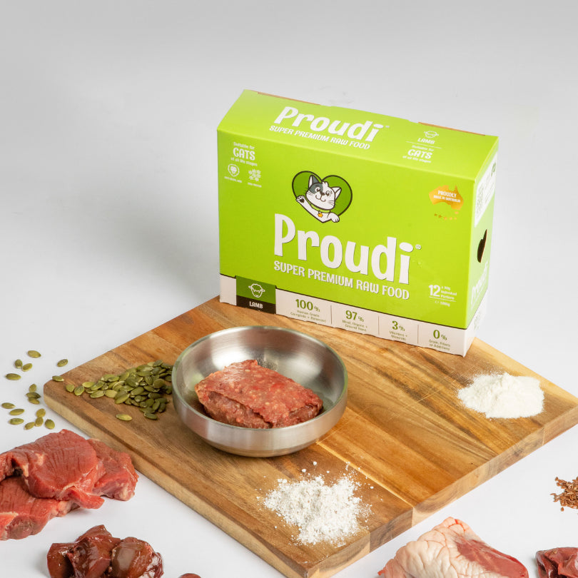 Proudi Cat Raw Food - Lamb 1.08kg