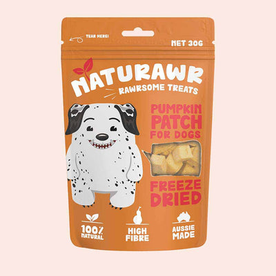Naturawr Freeze-Dried Dog Treats Pumpkin Patch 30g