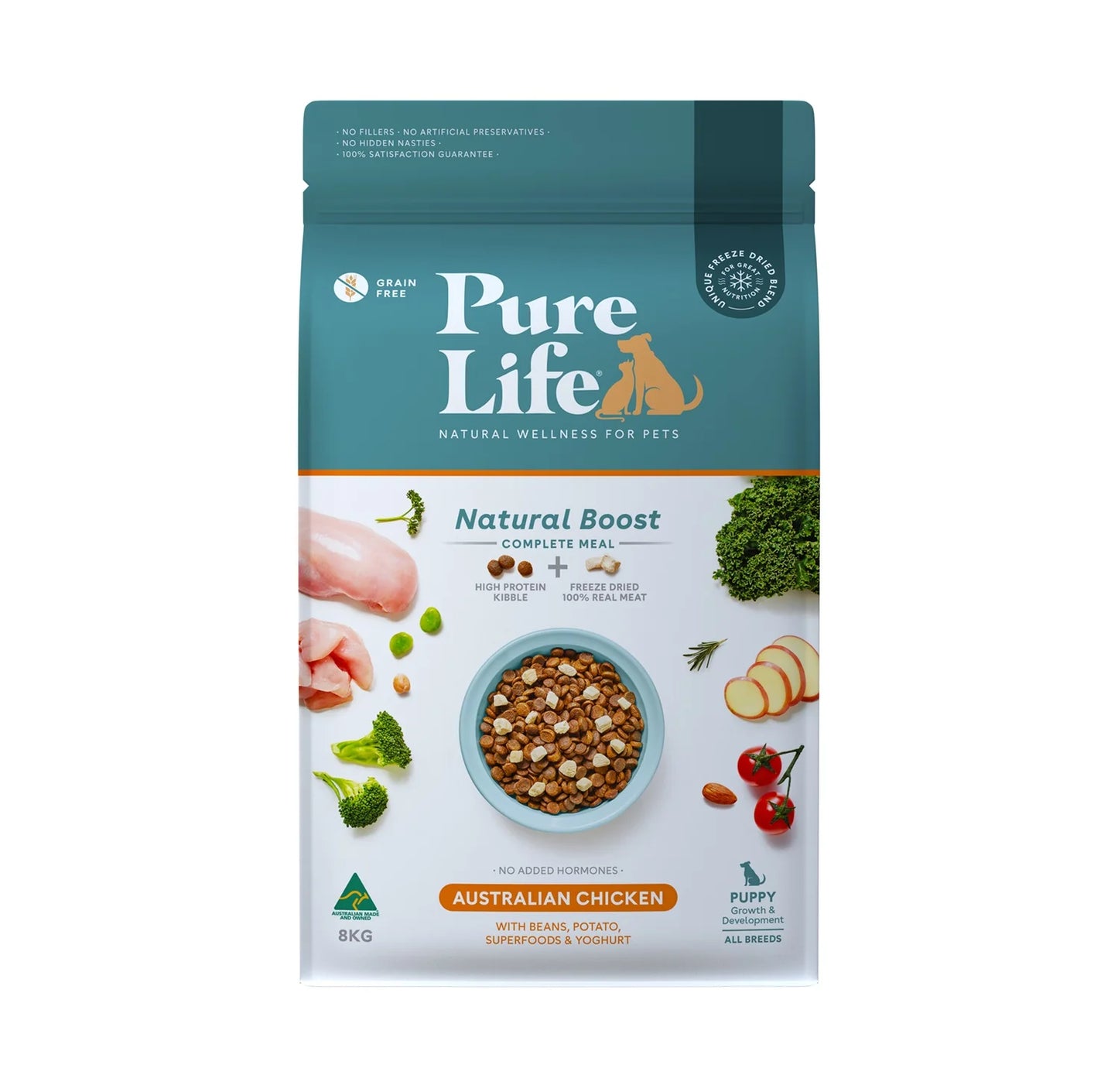 Pure Life Puppy Dry Food Australian Chicken