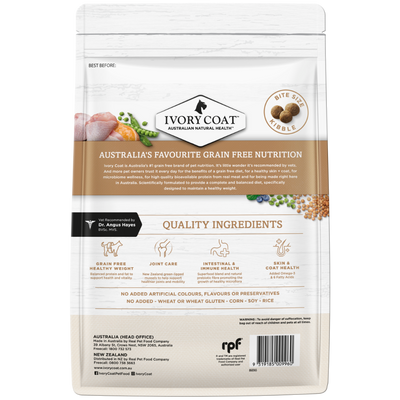 Ivory Coat Grain Free Healthy Weight Chicken Adult Dog Dry Food 2kg