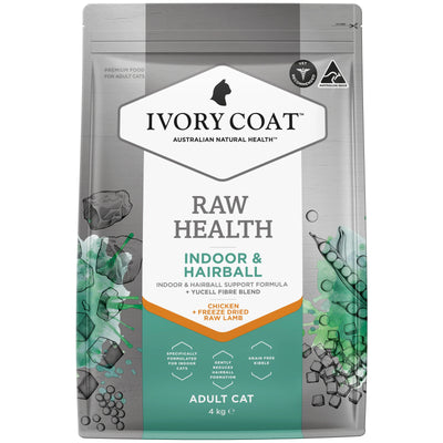 IVORY COAT - Raw Health Cat Dry Food Indoor & Hairball