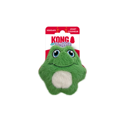 KONG Dog Toy Snuzzles Mini Frog