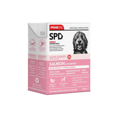 Prime100 Dog Wet Food - SPD™ Slow Cooked Salmon & Pumpkin