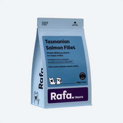RAFA Raw Freeze-Dried Treats | Human-Grade Tasmanian Salmon Fillet 60g