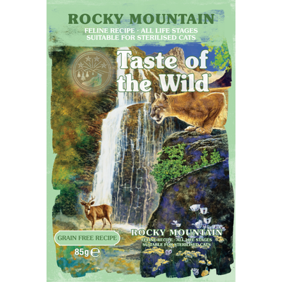 TASTE OF THE WILD - Wet Cat Food Rocky Mountain Cat Chunks in Gravy Pouch