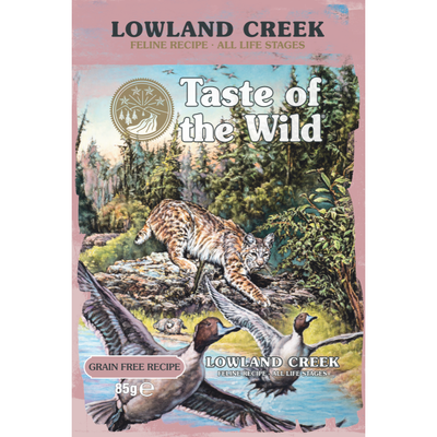 TASTE OF THE WILD - Wet Cat Food Lowland Creek Cat Chunks in Gravy Pouch