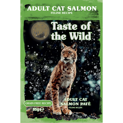 TASTE OF THE WILD - Adult Cat Wet Food Salmon with Chicken Pate Pouch