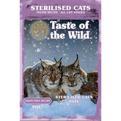TASTE OF THE WILD - Adult Cat Wet Food ALS Indoor/ Sterilised Cat Chicken Pate Pouch