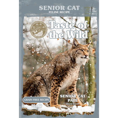TASTE OF THE WILD - Senior Cat Wet Food Chicken Pate Pouch