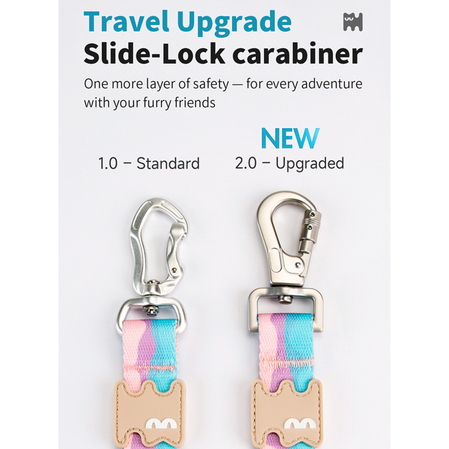 VITALWAVE Gradient Peaks Dog Leash