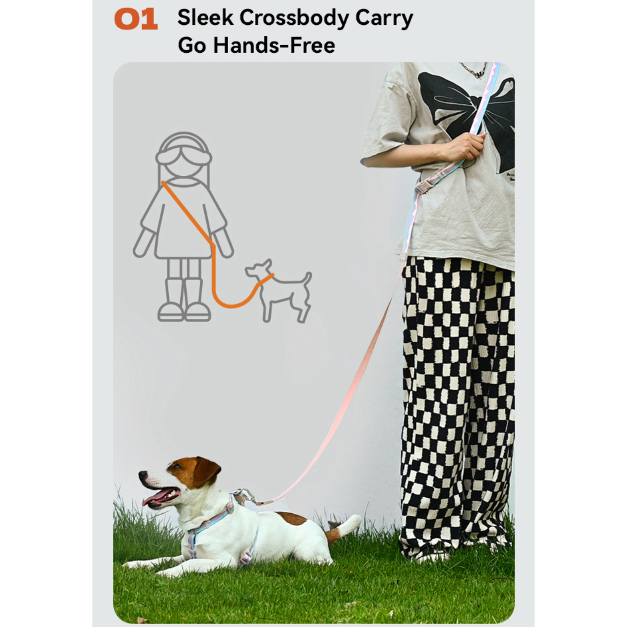 VITALWAVE Tri-Flex Dog Leash