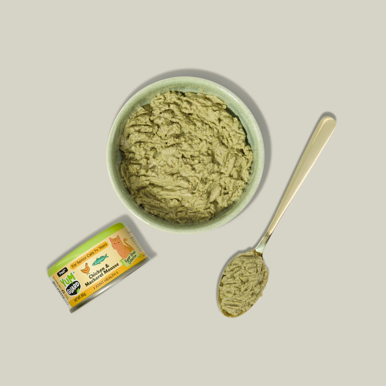 Yumguard Cat Wet Food - Joint Health Chicken & Mackerel Mousse for Senior Cats