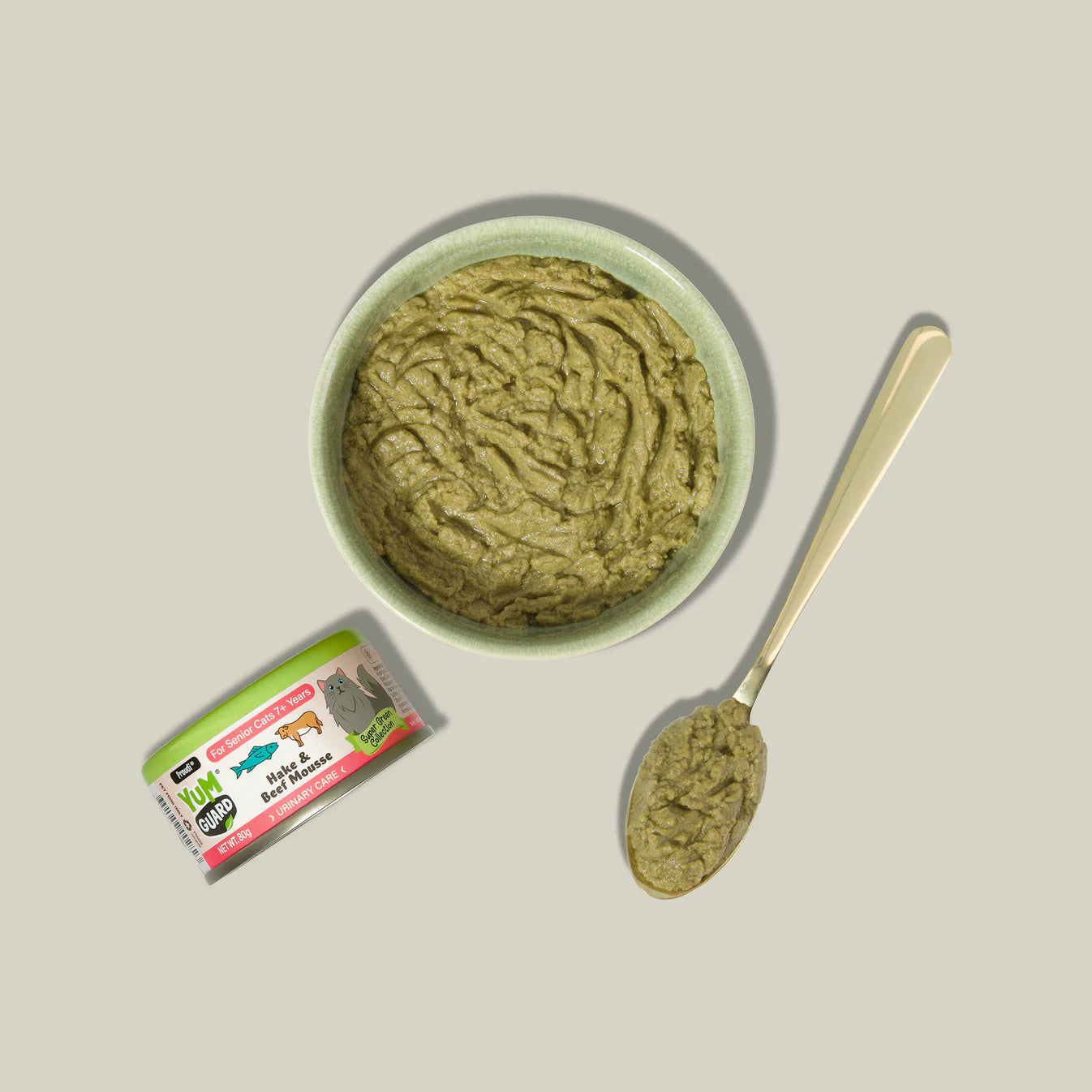 Yumguard Cat Wet Food - Urinary Care Hake & Beef Mousse for Senior Cats
