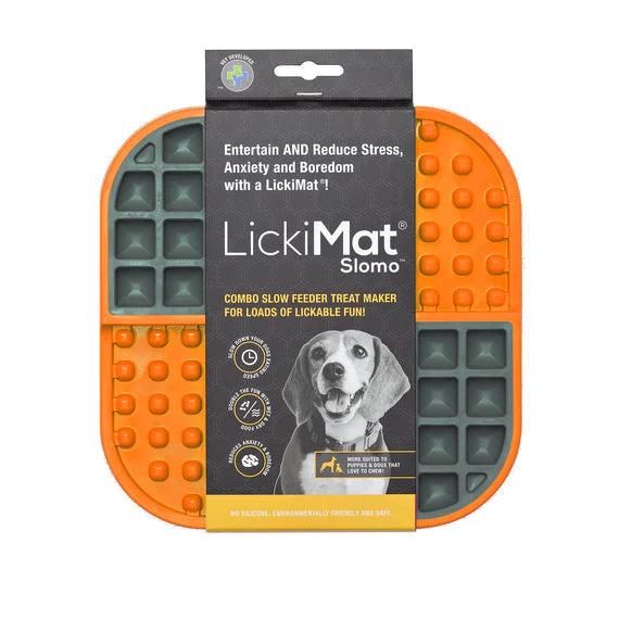 LICKIMAT Dog Bowl Slomo Combo Slow Dog Feeder