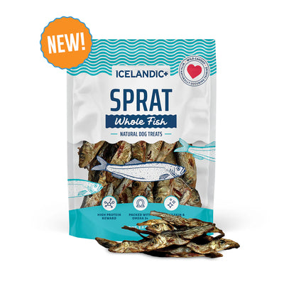 Icelandic+ Dog Treats Sprat Whole Fish 57g
