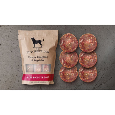 The Buther's Dog | Chunky Kangaroo and Vegetables 1.5Kg