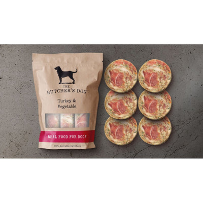 The Buther's Dog | Chunky Turkey and Vegetables 1.5Kg