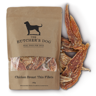 The Buther's Dog | Dog Treat Chicken Tender Breast Fillets 150g