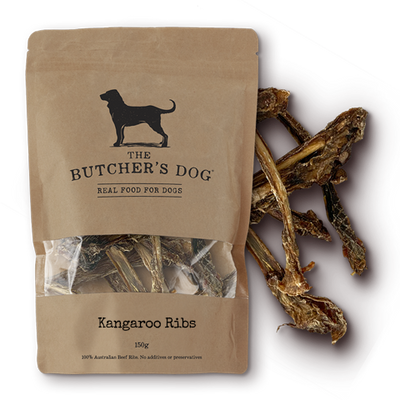 The Buther's Dog | Dog Treat Kangaroo Ribs 150g