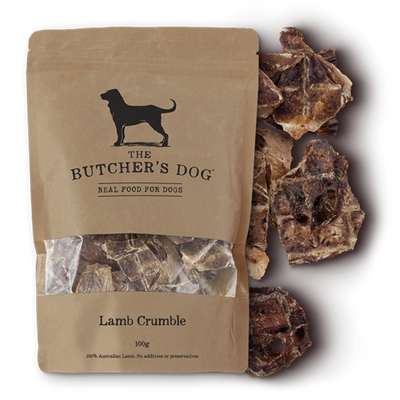 The Buther's Dog | Dog Treat Lamb Crumble 100g