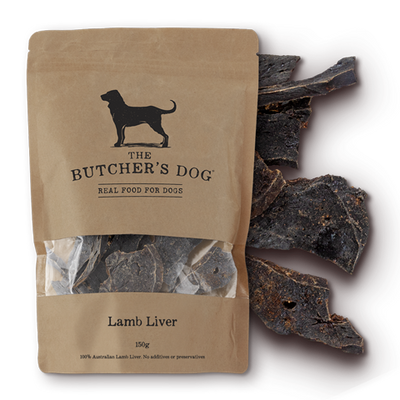 The Buther's Dog | Dog Treat Lamb Liver 150g