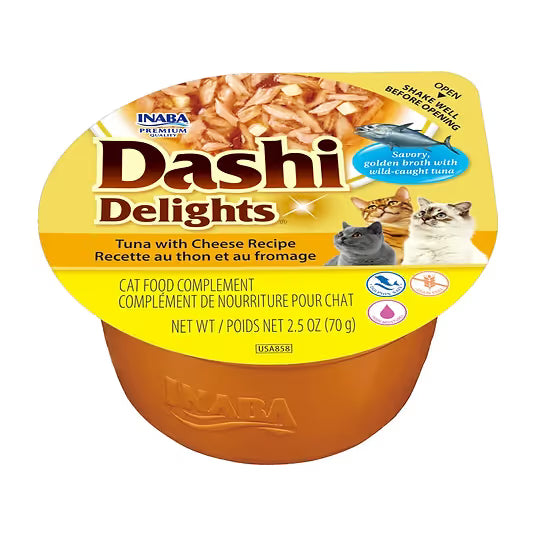 INABA Cat Dashi Delights Tuna & Cheese Recipe 56G
