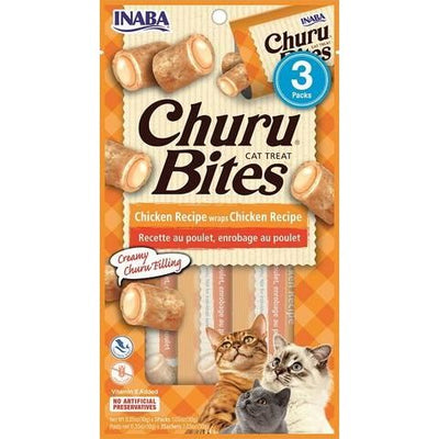 INABA Cat Churu Bites Chicken Wraps with Chicken 30G