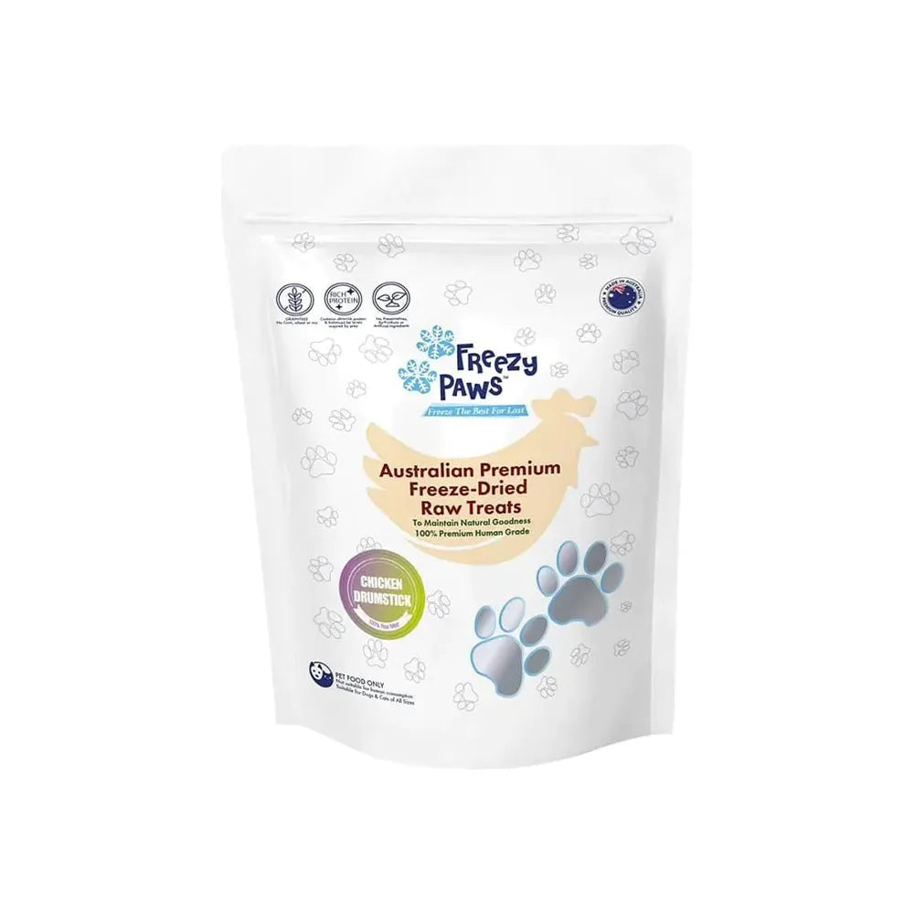 Freezy Paws - Freeze-Dried Raw Chicken Drumette Treats 100g