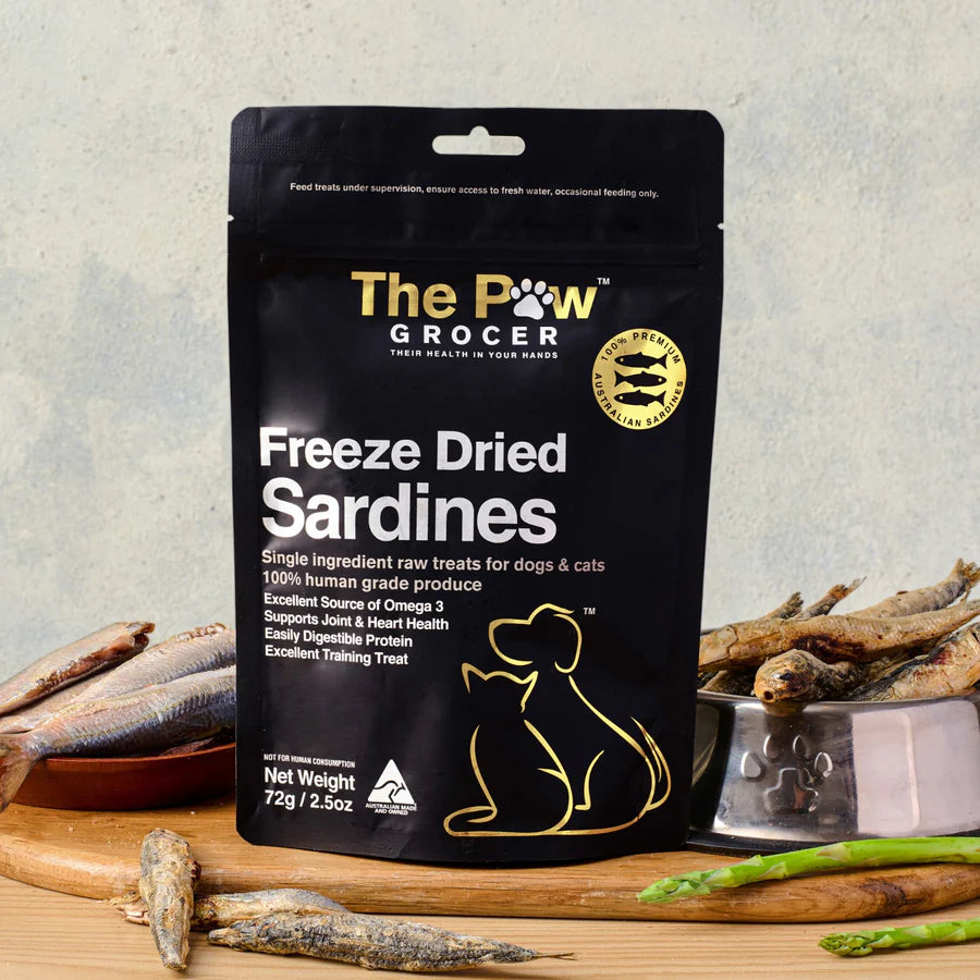 The Paw Grocer - Freeze Dried Sardines 72g