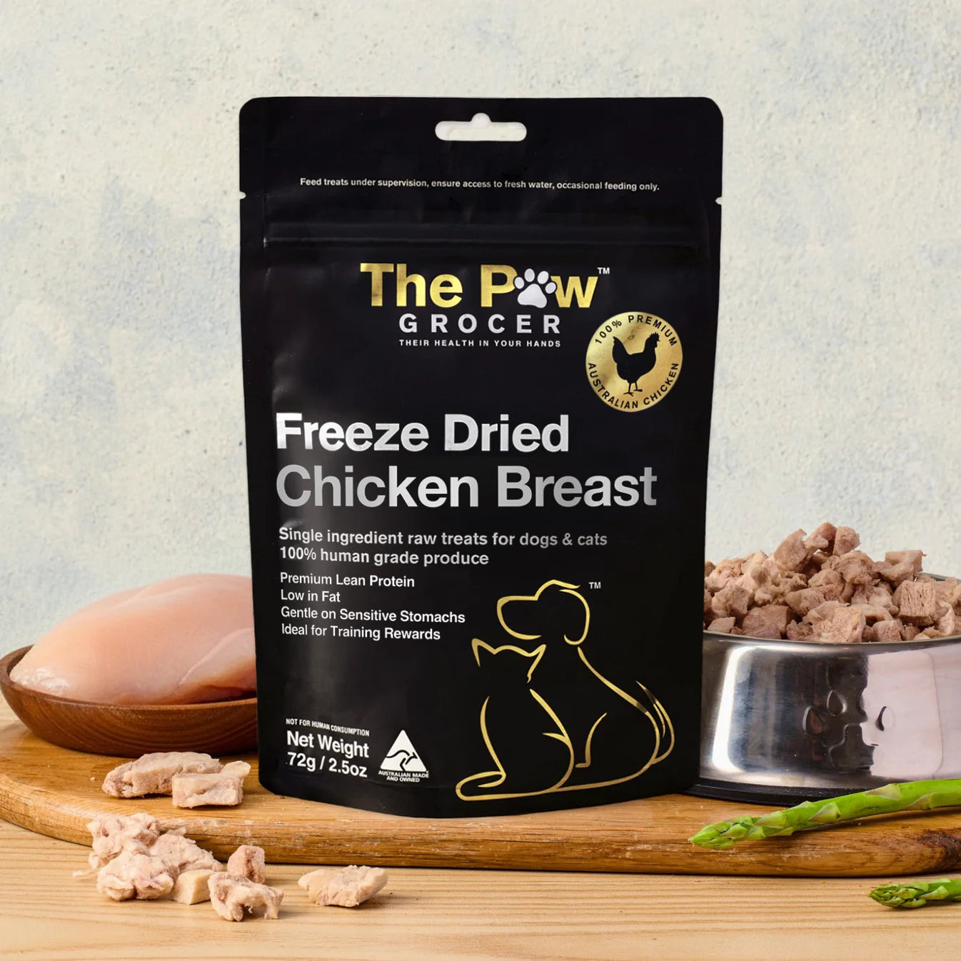 The Paw Grocer - Freeze Dried Chicken Breasts 72g