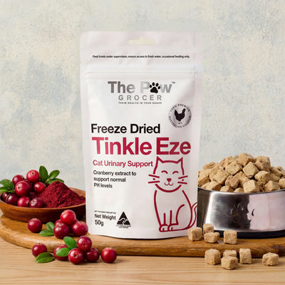 The Paw Grocer - Freeze Dried Tinkle Eze Urinary Support Treat For Cats 50g