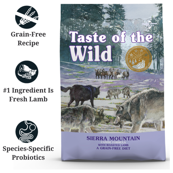 TASTE OF THE WILD - Sierra Mountain Canine Dog Dry Food