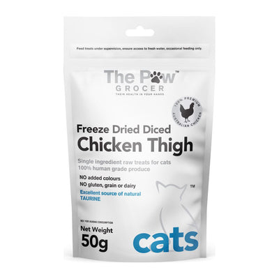The Paw Grocer - Freeze Dried Diced Chicken Thigh