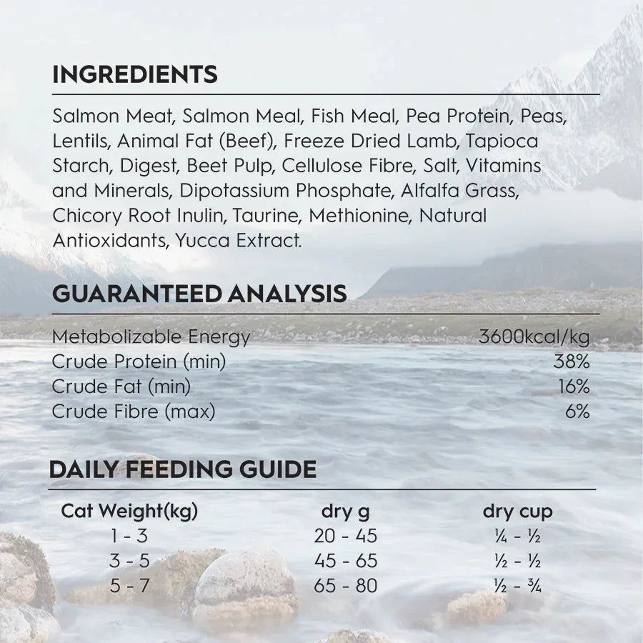 TRILOGY Adult Cat Dry Food - AUSTRALIAN SALMON 1.8kg