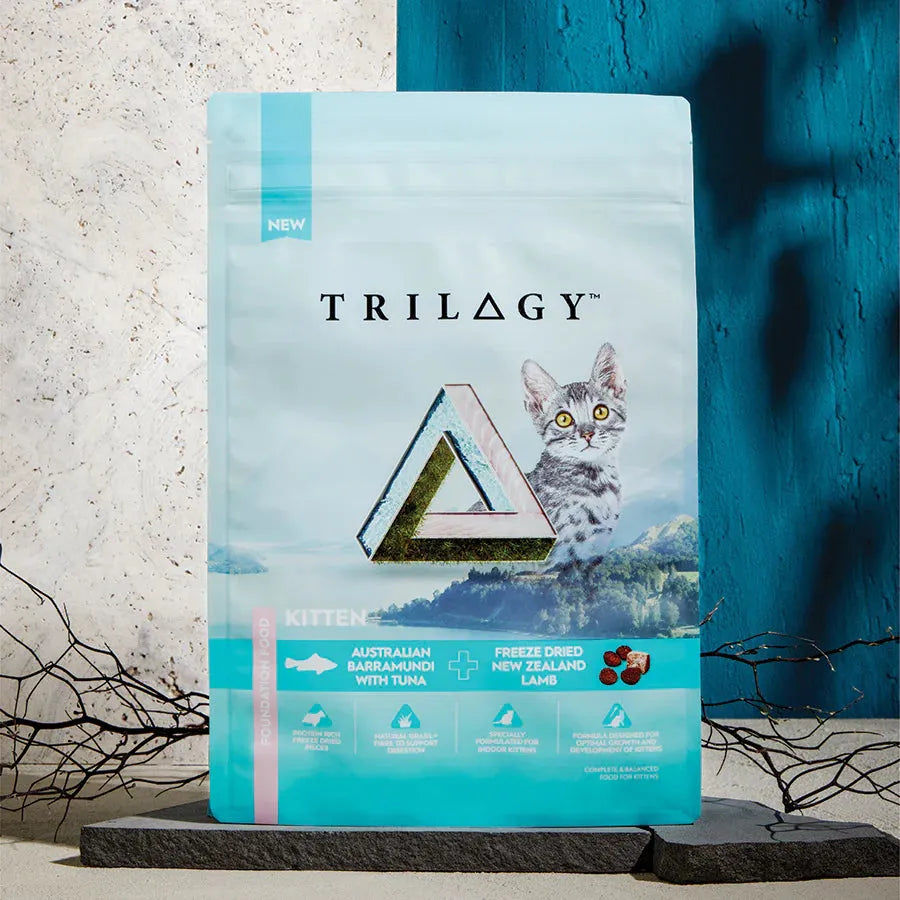 TRILOGY KITTEN Dry Food - BARRAMUNDI WITH TUNA 1.2Kg