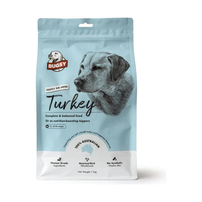 Bugsy's Air-Dried Dog Food Turkey 1.1Kg