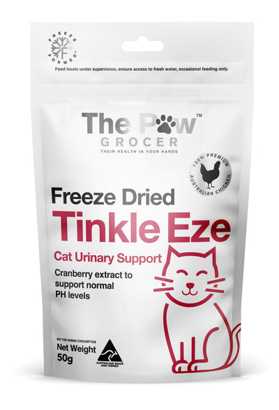 The Paw Grocer - Freeze Dried Tinkle Eze Urinary Support Treat For Cats 50g