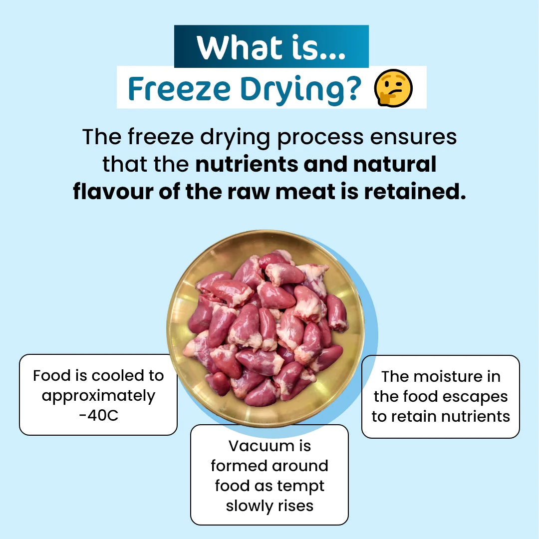 The Paw Grocer - Freeze Dried Chicken Hearts for Cats 50g