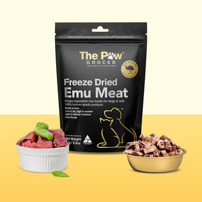 The Paw Grocer - Freeze Dried Emu Meat 72g