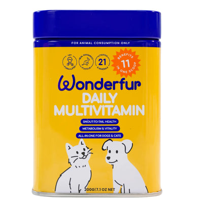 Wonderfur Daily Multivitamin for Dogs and Cats 200g
