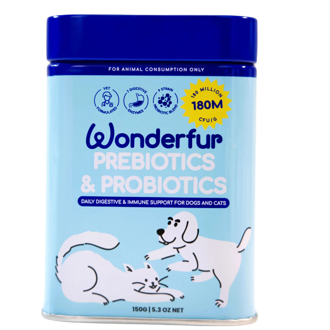 Wonderfur Prebiotics & Probiotics for Dogs and Cats 150g
